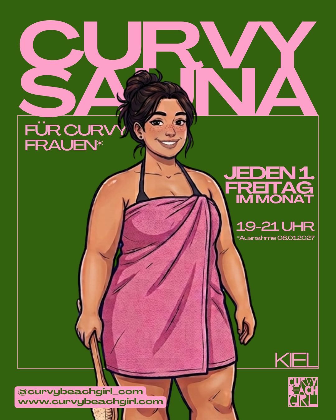 Curvy Sauna by CURVYBEACHGIRL in Kiel - Winter 2026/2027