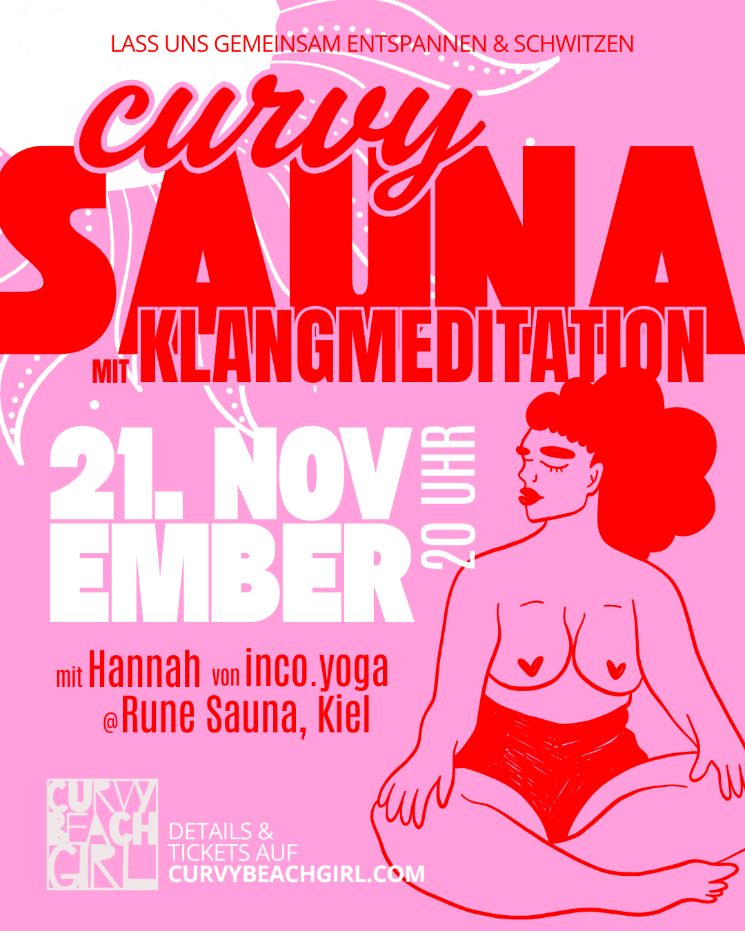 Curvy Sauna mit Klangmeditation