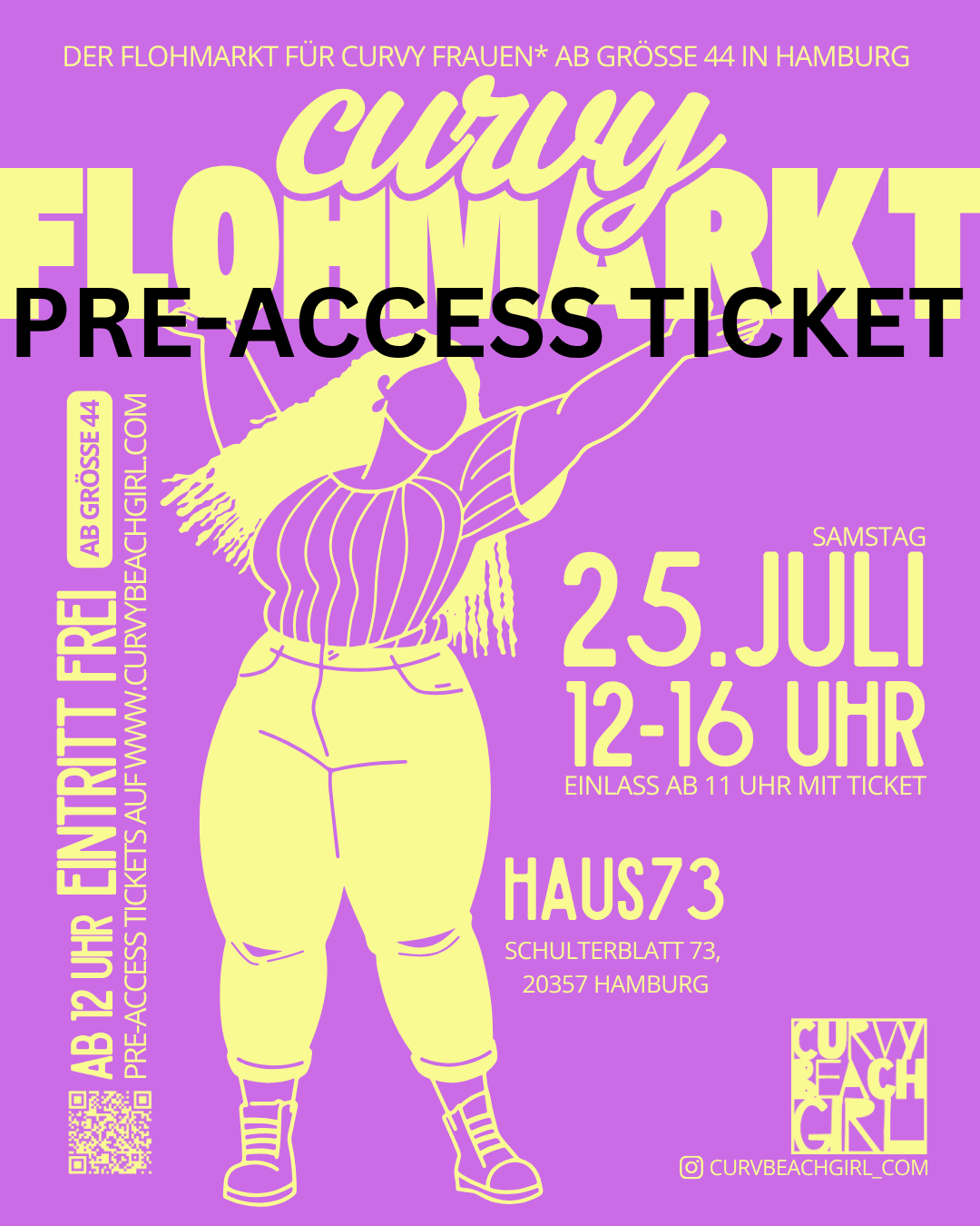 Pre-Access Ticket zum Curvy Flohmarkt