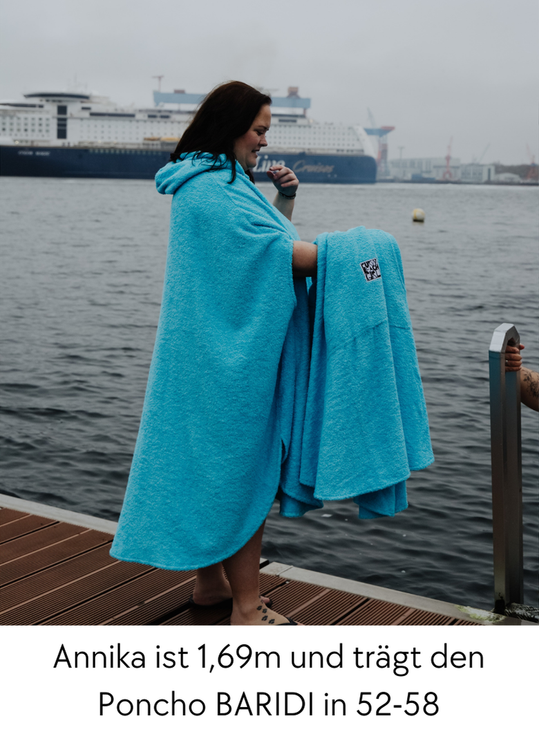 Surf Poncho BARIDI made of terry cloth