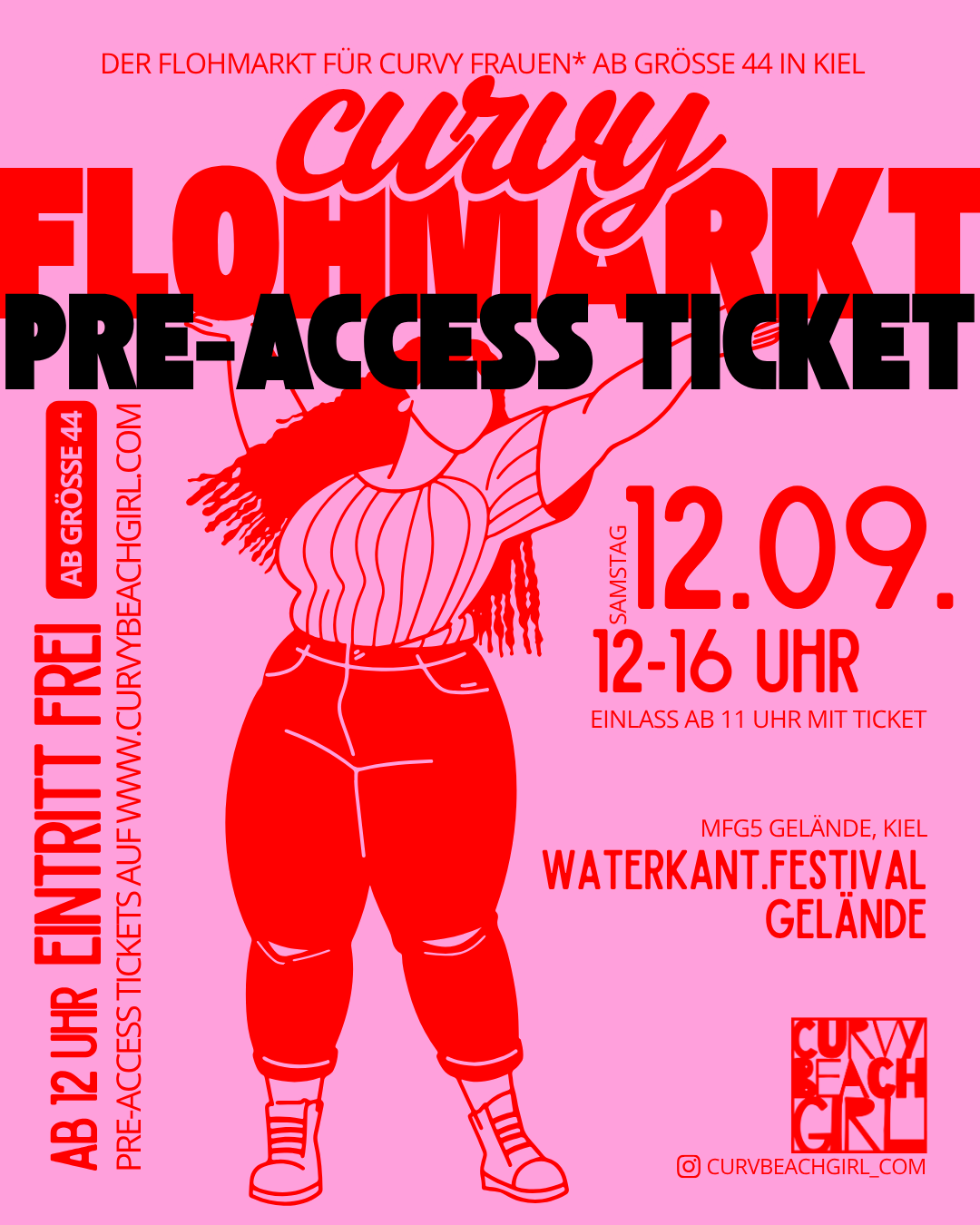 Pre-Access Ticket zum Curvy Flohmarkt Kiel September 2026