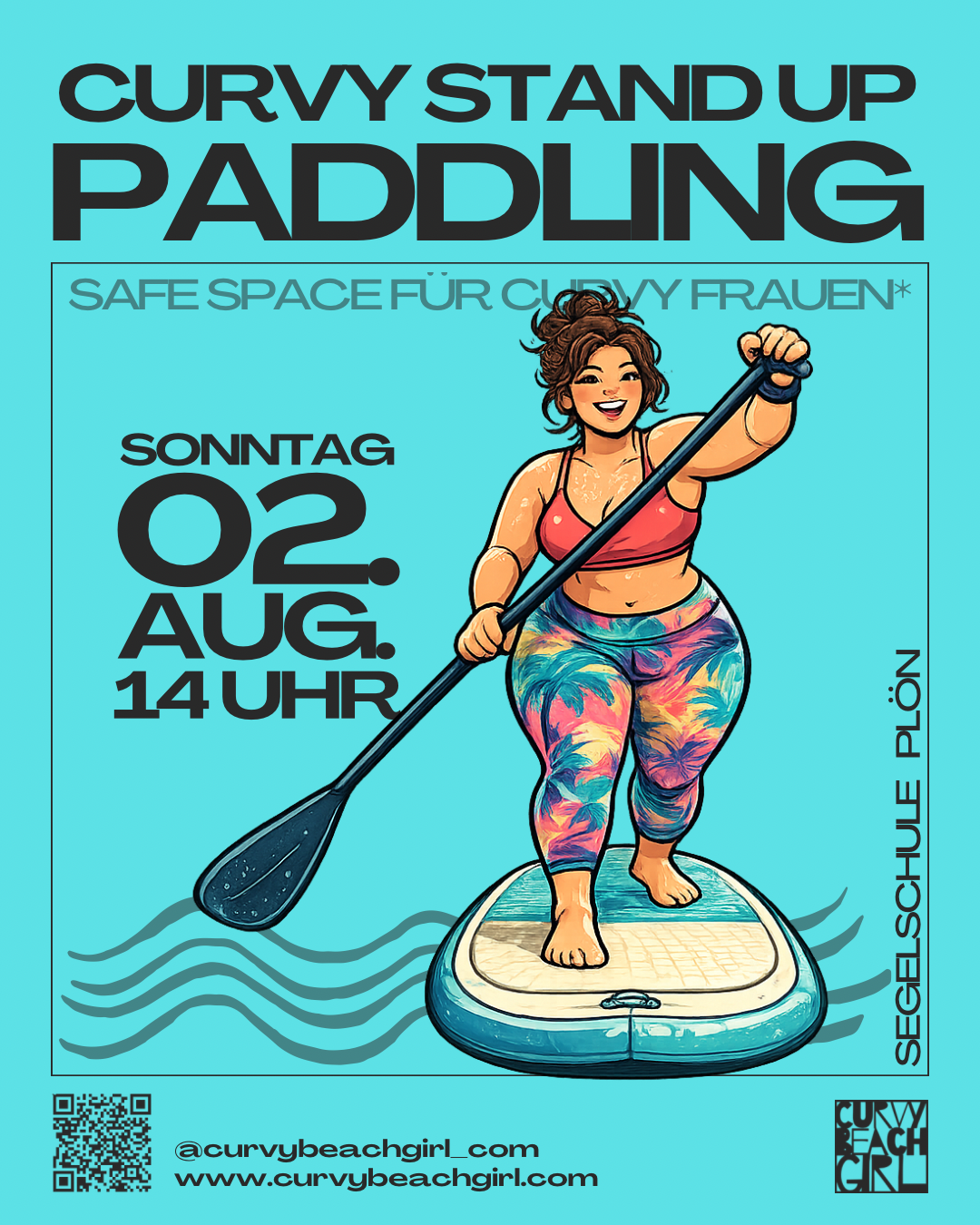 Curvy Stand Up Paddling am Plöner See