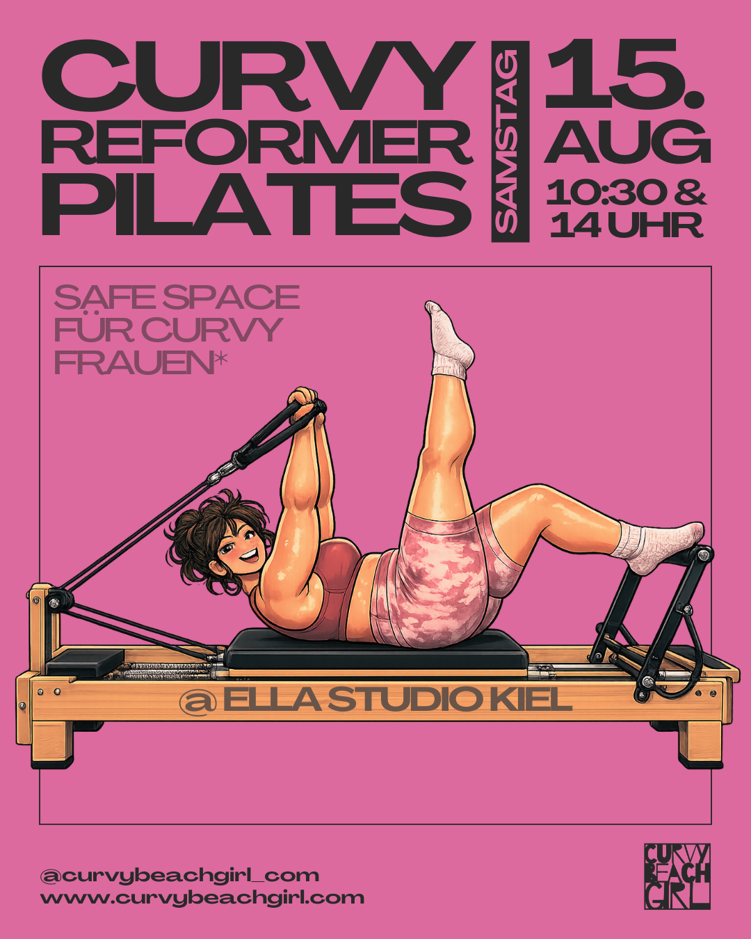 Curvy Reformer Pilates Event am 15.08.2026 in Kiel